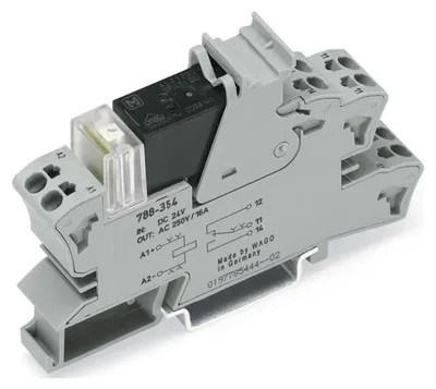 Obrázek produktu pro Zásuvka s relé 1W,DC24V - Spínací relé DC 24V 16A 788-354