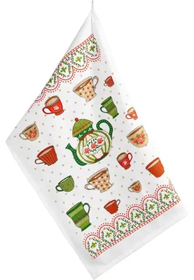 Zdjęcie produktu dla Ściereczka kuchenna 1 szt. - 40x60 cm - Czerwona,Zielona