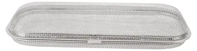 Produktbild von Spülmaschinen-Utensilienkorb, 304 Edelstahl, rechteckiger Netzablauf, Besteckhalter für Essstäbchen, kleine Gegenstände, 11,5 x 26,5 x 3,5 cm/4,5 x 10,4 x 1,4 Zoll