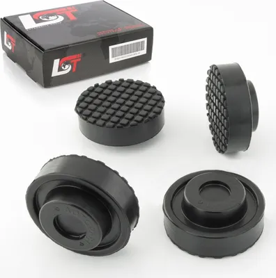 Produktbild von 4x Adapter Wagenheber Aufnahme Hebebühnen Gummiauflage Gummi Ø 64x28mm für Mini