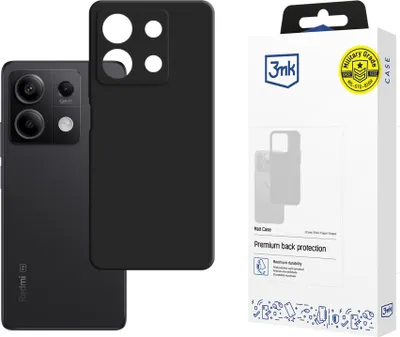 Immagine prodotto di 3MK custodia in silicone Xiaomi Redmi Note 13 5G nero/nero custodia protettiva