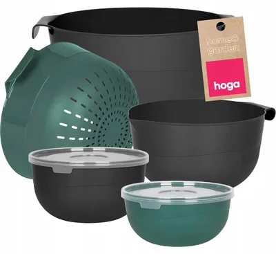 Produktbild von Hoga Küchenschüssel-Set mit Deckel 7-teilig