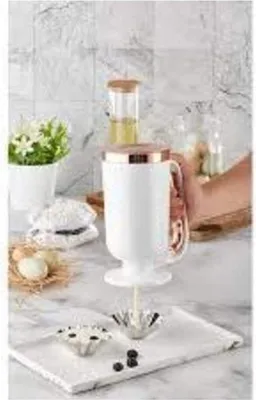 Produktbild von Vip Ahmet Teigportionierer Teigdosierer Teigspender Portionierkrug Weiß 950ml Hamur Dagitici Weiß-Kupfer