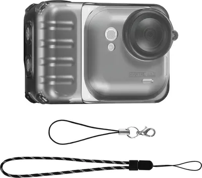 Produktbild von Für Insta360 GO ultra elastische TPU Schutzhülle Frosted Schwarz