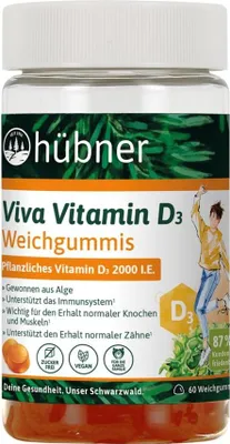 Produktbild von Hübner - Viva Vitamin D3 Weichgummis - 150g