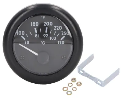 Produktbild von Motorwassertemperaturanzeige, 2 Zoll, großer Bereich, hohe Genauigkeit, wasserdichter Dieselgenerator-Temperaturmesser vorne, 24 V