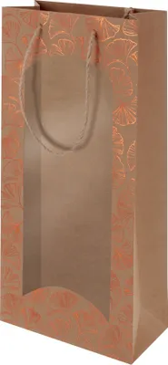 Produktbild von SUSY CARD Flaschentüte "Ginkgo" für 2 Flaschen
