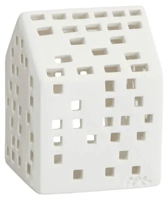 Immagine prodotto di Kähler Urbania, lanterna da tavolo Classic, altezza 9,5 cm, Vetroceramica bianca