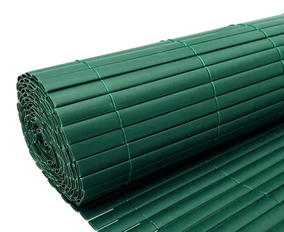 Produktbild von PVC-Sichtschutzzaun - Sichtschutzmatte Grün 1500 x 100 cm