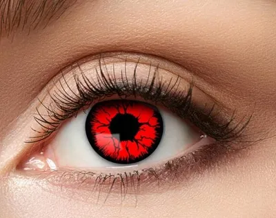 Produktbild von LINSEN Farbige Wochenlinsen 7 Tage Rot METATRON Halloween Party