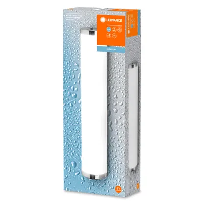 Zdjęcie produktu dla LEDVANCE BATHROOM CLASSIC CYLINDER kinkiet łazienkowy 455mm, chrom, trzonek E14, możliwość montażu inteligentnej żarówki, wysoka jakość wykonania, kształt cylindra, stopień ochrony IP44