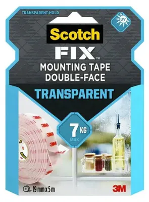 Produktbild von 3M 40041950, Transparent, 5 m, 19 mm, 1 Stück(e)