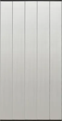 Zdjęcie produktu dla Moskitiera na drzwi, 5-panelowa, czarna, 120x240 cm