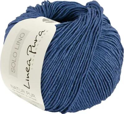 Produktbild von Lana Grossa - Solo Lino 0076 blau