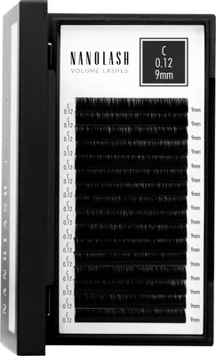 Produktbild von VOLUME LASHES falsche Wimpern 0,12 C #9 mm 1 Stck