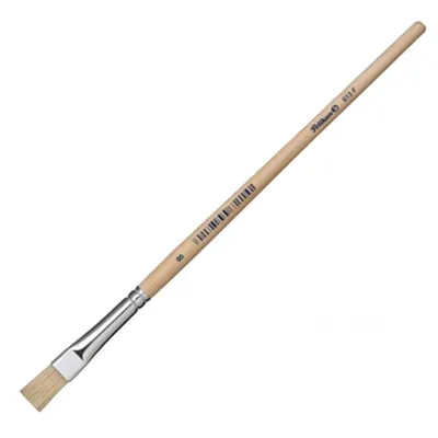 Produktbild von Pelikan Borstenpinsel 613 F Gr. 8 unlackierter Holzstiel