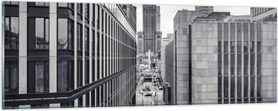 Produktbild von Bilder auf glas - Einteilig - Warschau Palast Kultur - 90x30cm - Glasbilder - Wandbilder - Bilder - zum Aufhängen bereit - Wanddekoration aus Glas - Glas Bilder - Wandbild auf Glas - GAB90x30-4382