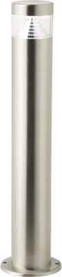 Image de BRILLIANT Borne d'éclairage à LED AVON | Luminaire de socle pour l'extérieur | fabriqué en acier inoxydable | max. 4W avec couleur de lumière blanc froid | acier inoxydable/plastique