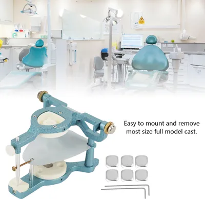 Produktbild von 9 in 1 Dentallabor große Größe vollen Mund einstellbar magnetischen Artikulator Ausrüstung