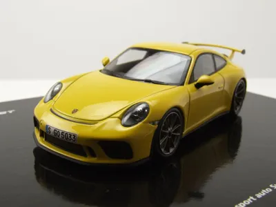 Produktbild von Minichamps 410066029 Porsche 911 (991.2)  GT3 2017 gelb 1:43