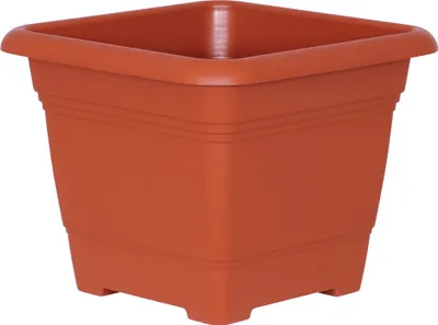 Produktbild von Geli Pflanzkübel NORA Terracotta 40 cm quadratisch - Kunststoff