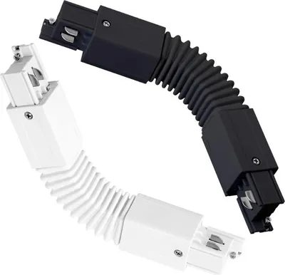 Produktbild von Verbindungsstück Flexibel für 3-Phasenstromschiene Weiß