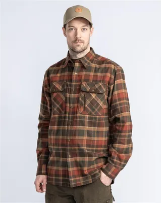 Produktbild von Pinewood 9428 Prestwick Hemd D.Green/Terracotta (767) M