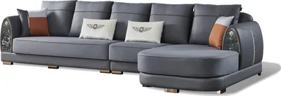 Produktbild von Ecksofa L Form Design Sofa Ecksofa Couch Polster Sofas Leder Wohnlandschaft Neu