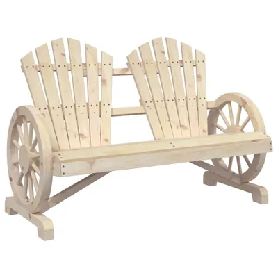 Produktbild von vidaXL Adirondack-Gartenstuhl 2-Sitzer Massivholz Tanne