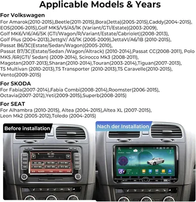 Produktbild von Autoradio – Multimediaradio – Navigationssystem – Unterhaltungssystem für das Auto – 9-Zoll-Touchscreen