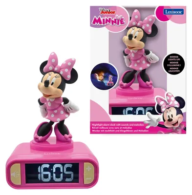 Produktbild von Lexibook, Minnie, Nachtlicht-Wecker, RL800MNLXB