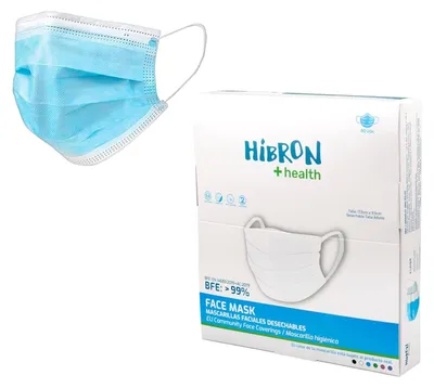 Obrázok produktu pre Rúška 50 kusov, 3-vrstvová, dospelí, ochrana proti prachu a znečisteniu