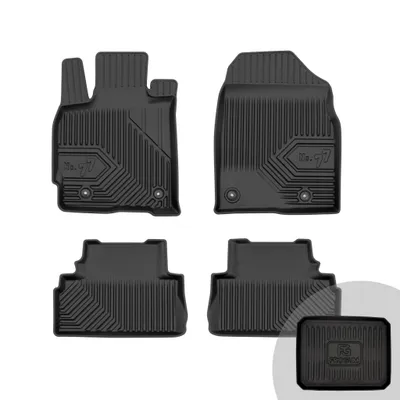Produktbild von FROGUM No.77 Gummimatten Ganzjahresset von Auto Fußmatten Autofussmatten für Mazda CX-7 2006-2012