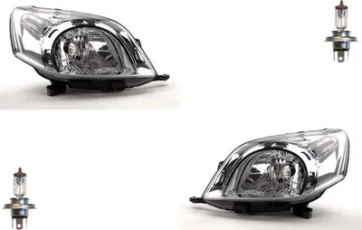 Produktbild von Scheinwerfer passend für Citroen Nemo 02/08- mit H4 als Set Links Rechts 1353198080 1618046480 1622960180 6205AZ 1353197080 1618046380 Johns