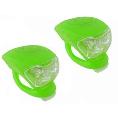 Immagine prodotto di Set di lampeggiatori al silicone 4Race LS03 - verde