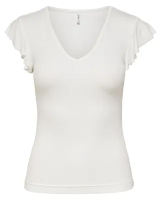 Productafbeelding van ALLEEN 15227187, Top (kleding), Volwassene, Vrouw, Wit, Cloud Dancer, Maat XS