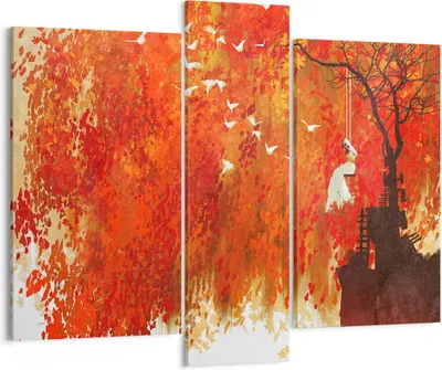 Produktbild von Bild auf Leinwand - Leinwandbild - Frau Abstraktion - 95x80cm - Wand Bild - Wanddeko - Wandbilder - Leinwanddruck - Bilder - Kunstdruck - Wanddekoration - Leinwand bilder - Wandkunst - CB95x80-3836
