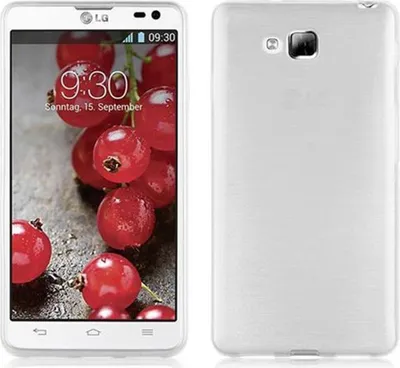 Immagine prodotto di Custodia Cadorabo per LG L9 II Cover protettiva in argento Custodia protettiva in silicone TPU cover
