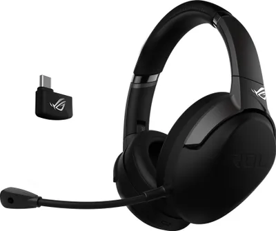 Produktbild von ASUS ROG Strix Go 2.4 Gaming Headset (kabellos, 2,4 GHz, AI-Noise-Cancellation, PC, Konsole) schwarz