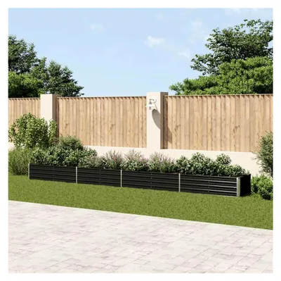 Produktbild von Hochbeet aus verzinktem Stahl 600x80x45 cm Anthrazit