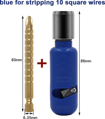 Obrázek produktu pro Ruční elektrická vrtačka, odizolovací kleště, rychlý odizolovací nástroj, elektrická odizolovací stroj pro vrtačky