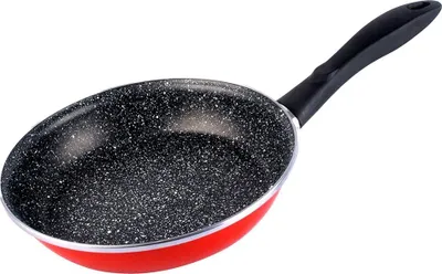 Obrázek produktu pro MAGEFESA K2 Red - Pánev 26 cm de Červená glazovaná ocelová vnější strana. Dvouvrstvý zesílený nepřilnavý povrch s efektem kamene, vhodný pro všechny typy varných desek, zejména indukční. úspora energie 50 %.