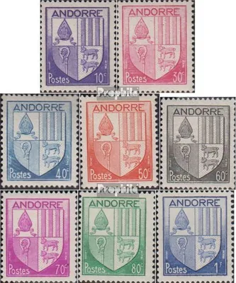 Produktbild von Briefmarken Andorra - Französische Post 1944 Mi 95-102 (kompl.Ausg.) postfrisch Freimarken