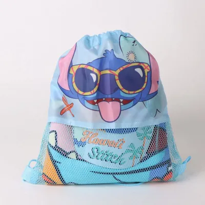 Produktbild von Cerda Group Stitch Mikrofaserhandtuch 70x140x Cm Blau Kinder Blau One Size
