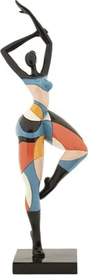 Obrázek produktu pro Mauro Ferretti Sculpture Ballerina Rubic 11,5x9x38,5 cm vícebarevná