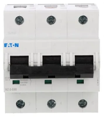 Imagen del producto de Interruptor automático Eaton LS, 80A, 3 polos, curva B, modelo 174512