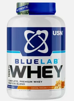 Zdjęcie produktu dla USN Blue Lab Whey - 2 kg karmelowego popcornu
