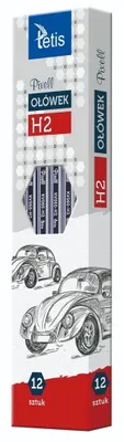 Produktbild von Ołówek PIXELL heksag.twar.H2 12szt. KV060-H2