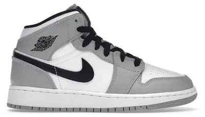 Productafbeelding van Jordan 1 Mid Light Smoke Grey (GS) - EU 35.5