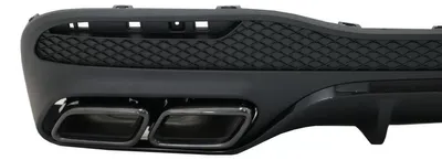 Produktbild von Diffusor Auspuff Tipps für Mercedes GLE W166 SUV Sport Line 2015-2018 Night Package.